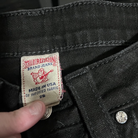 Black True Religion jeans with Swarovski Crystals - Picture 8 of 8